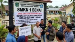 Diduga Terjadi Penggelembungan Dana BOS di SMKN 1 Benai: Anggaran Pemeliharaan Sarana dan Guru Honorer Disorot